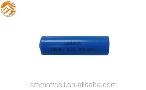 IFR14500 3.2V 600mAh লাইফপো4 ব্যাটারি 3