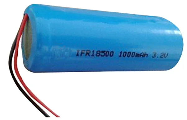 আইএফআর 18500 1000mah 3.2v এলএফপি 3.7V রিচার্জযোগ্য লিথিয়াম আয়ন ব্যাটারি 1200mah 1500mah 1